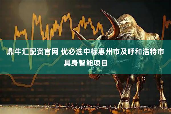 鼎牛汇配资官网 优必选中标惠州市及呼和浩特市具身智能项目